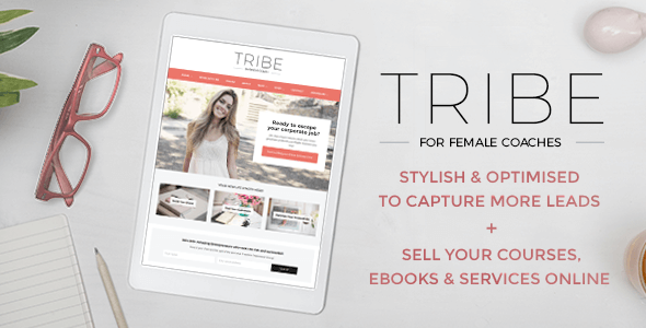 Tribe - Feminine Coach WordPress Theme Logo