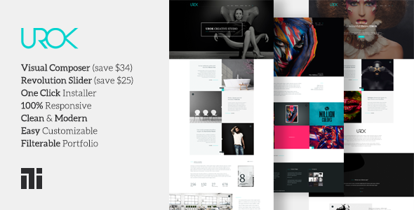 Urok - Fashion Photography Theme Logo